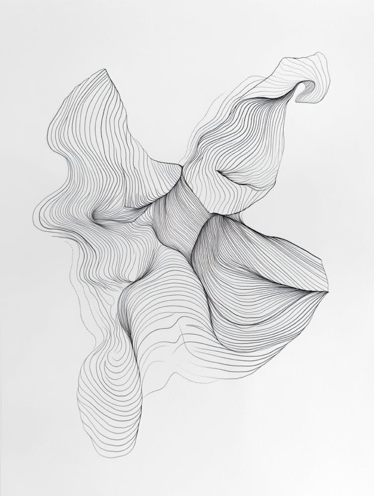 Abstract Line Drawing 7