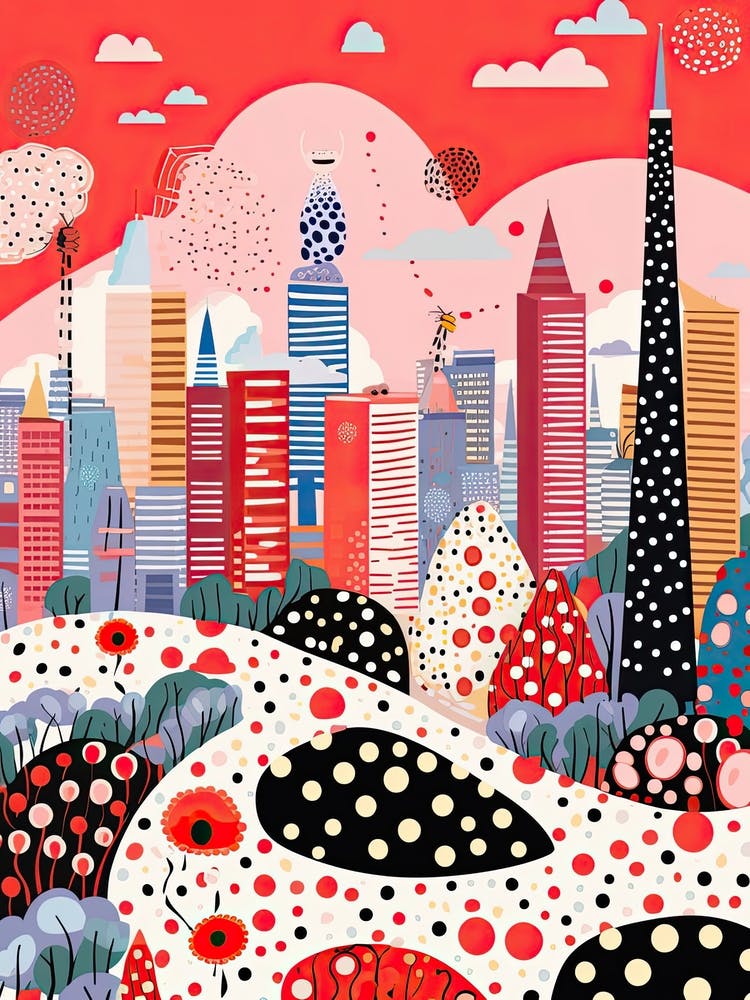 Shanghai, Illustration In The Style Of Pop Art 2