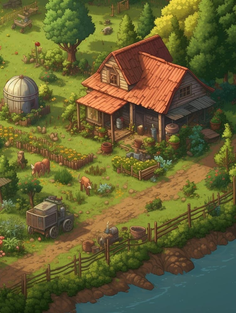 Countryside Pixel Art 3