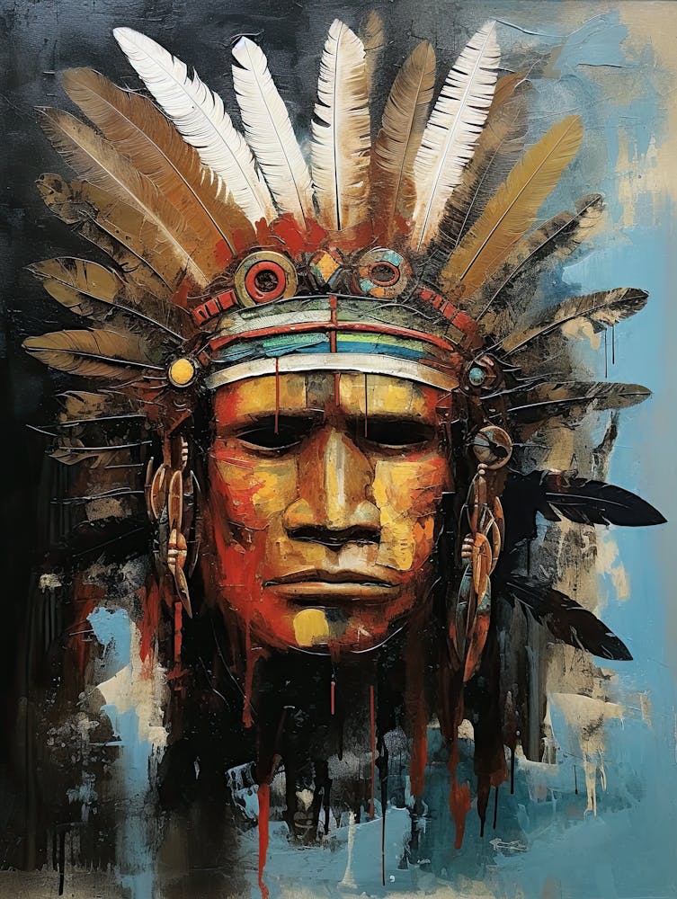 Hopi Horizons in Masks - Native Americans Series