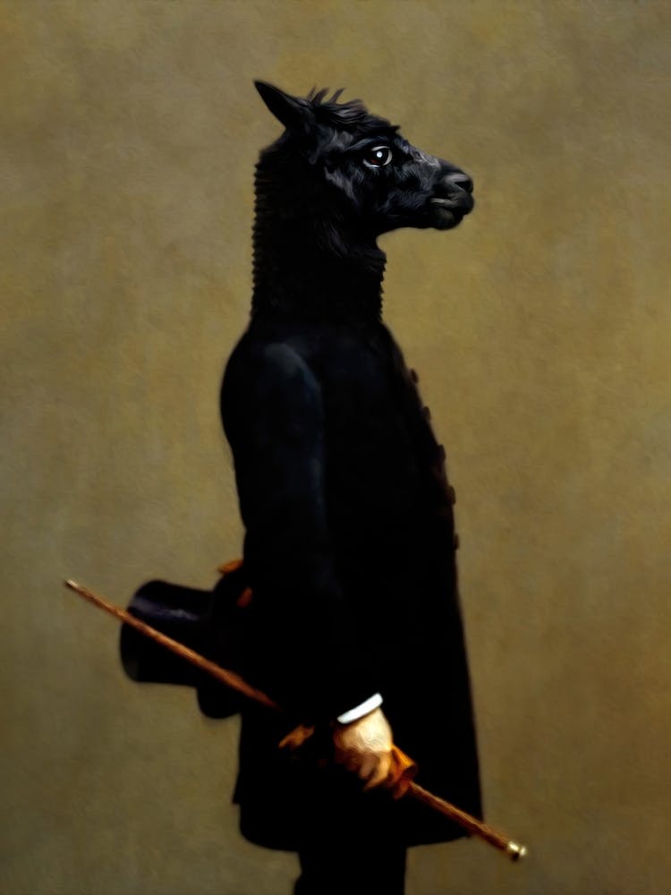 Mister Lamar The Lama Pet Portraits