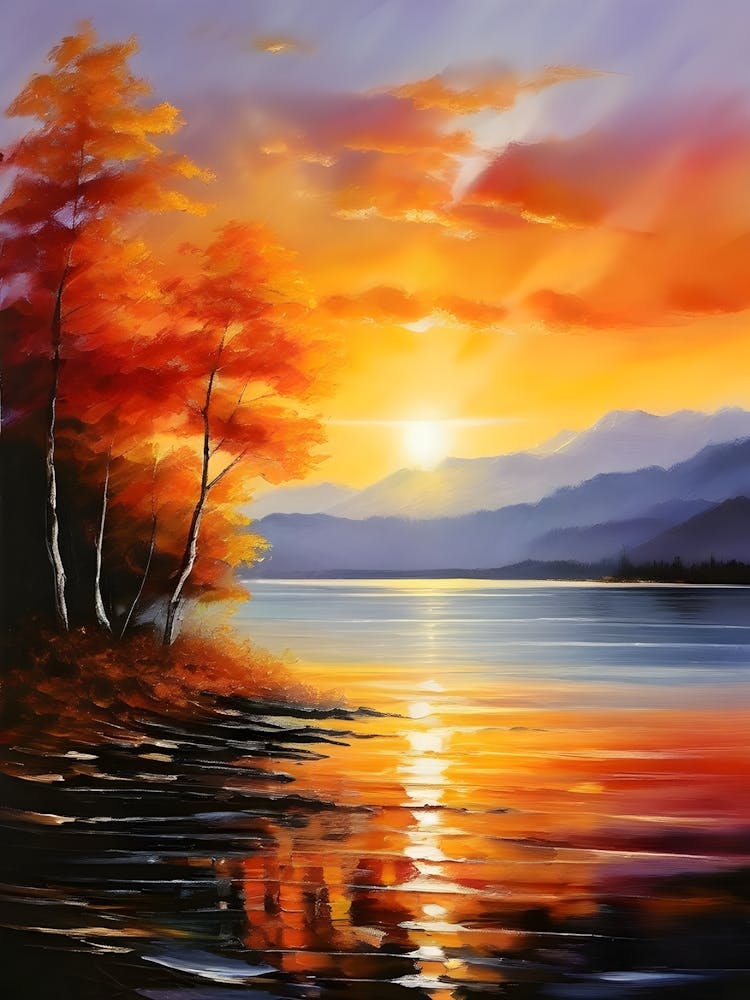 Sunset By The Lake 8