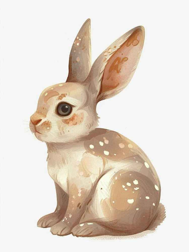 Satin Rabbit Kids Illustration 1