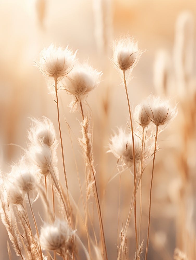 Boho Dried Flowers Moonflower 1