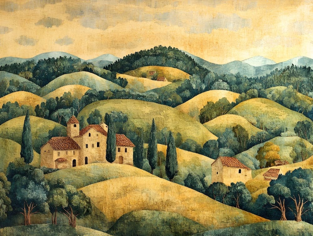 European Countryside Tapestry 13