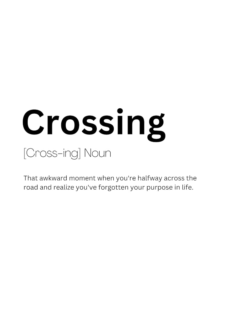 Crossing Definition Meaning