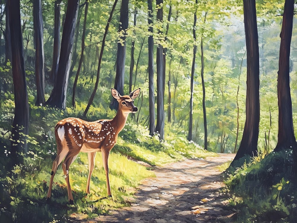 Deer In The Deep Woods 3