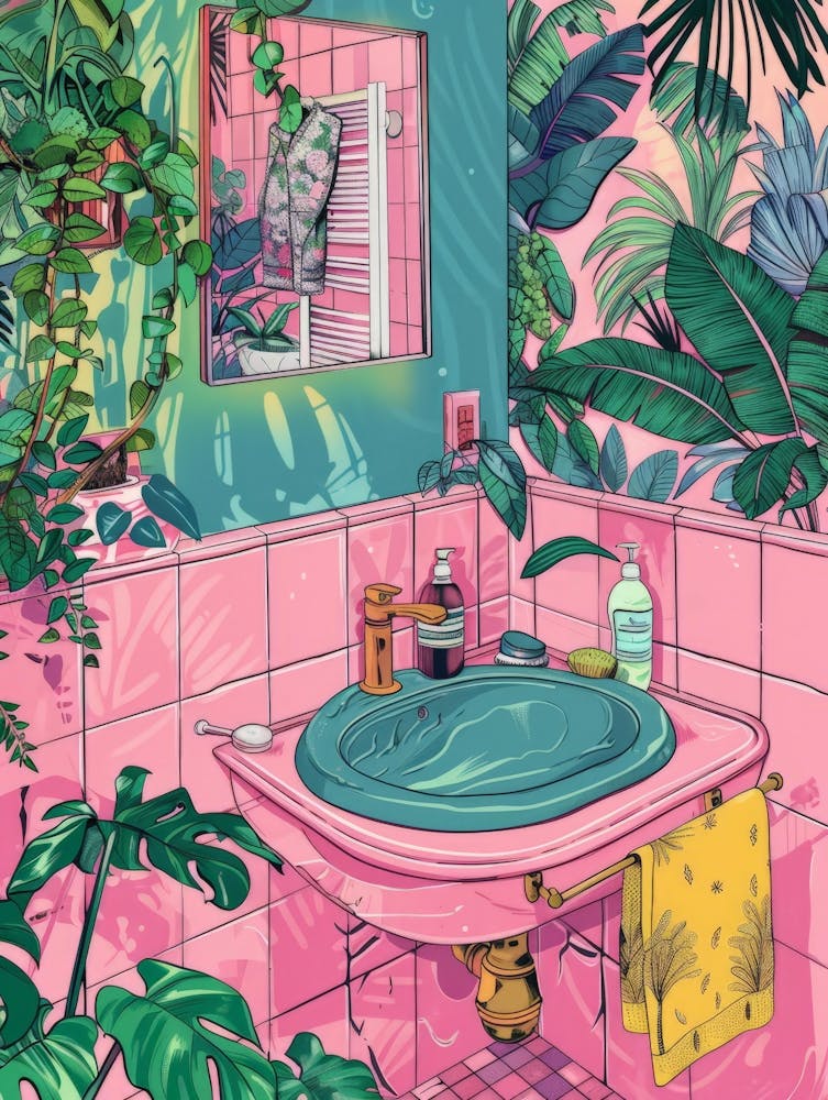 Tropical Bathroom