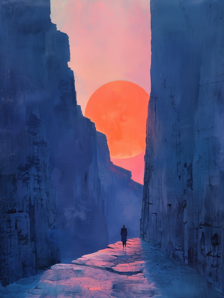 Sunset In The Canyon