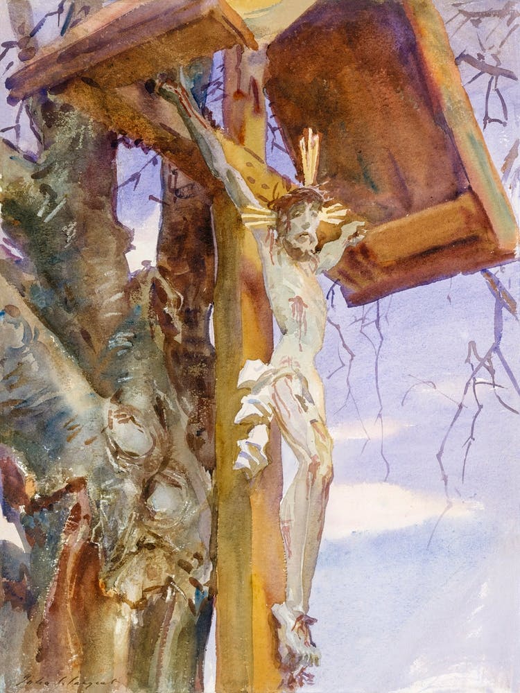 Tyrolese Crucifix (1914), John Singer Sargent