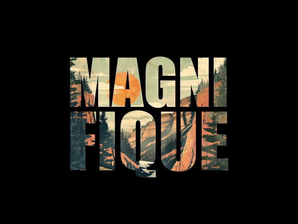 Magnifique Poster Retro Mountains 7