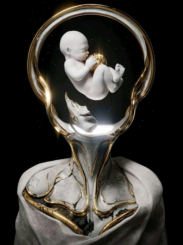 Bébé Dans Un Verre