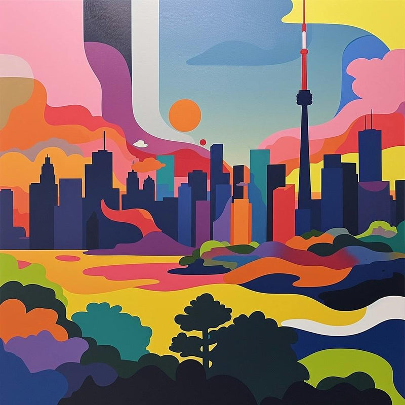 Abstract Travel Collection Toronto Canada 8