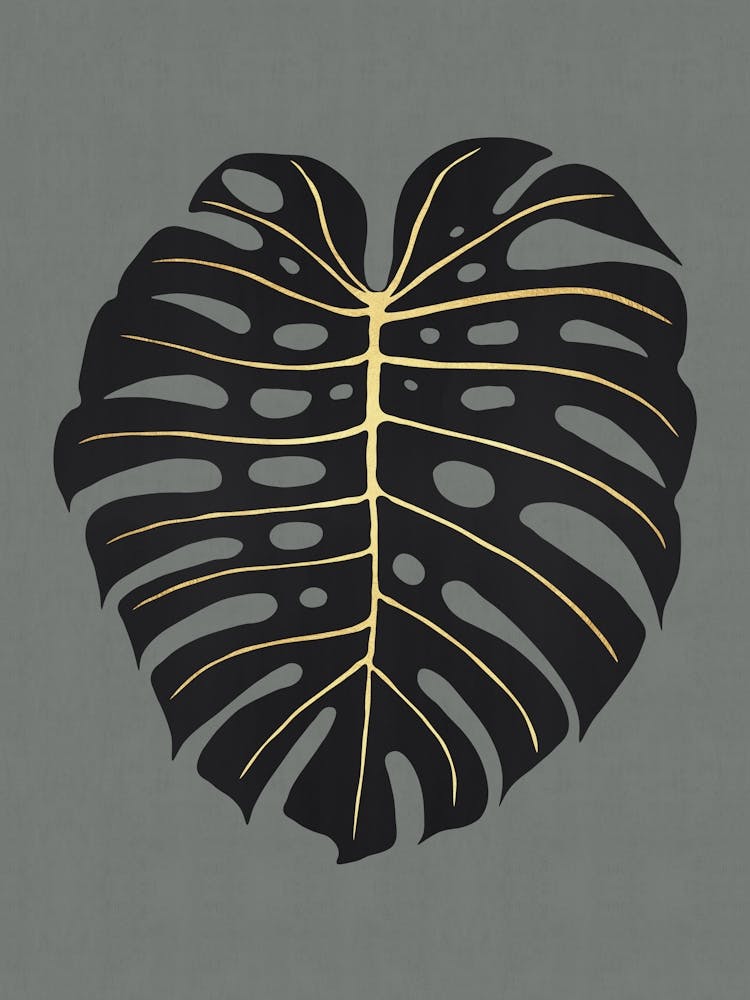 Black and gold leaves 5