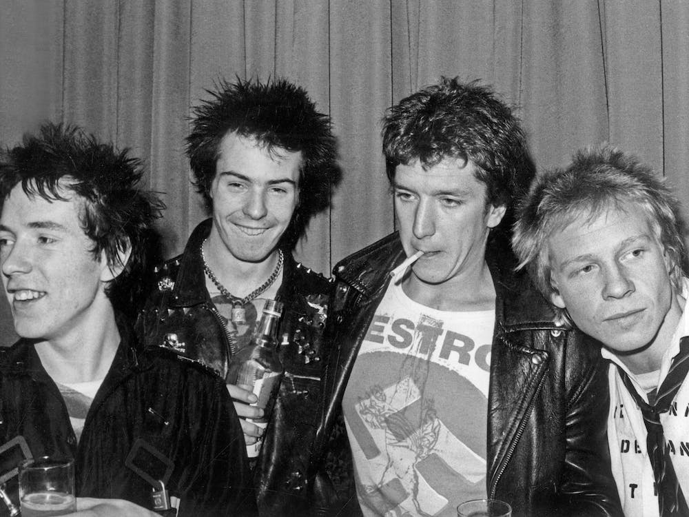 The Sex Pistols Posing