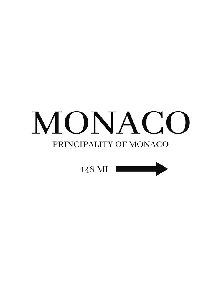 Monaco Principality Of Monaco