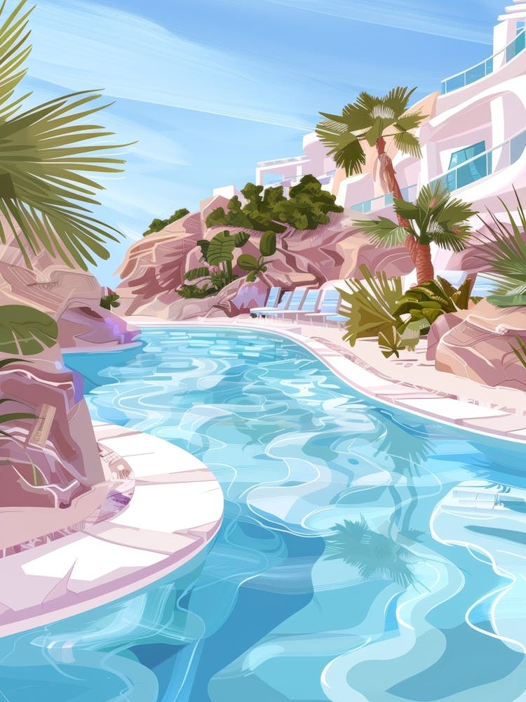 Illustration Of A Swimming Pool 2