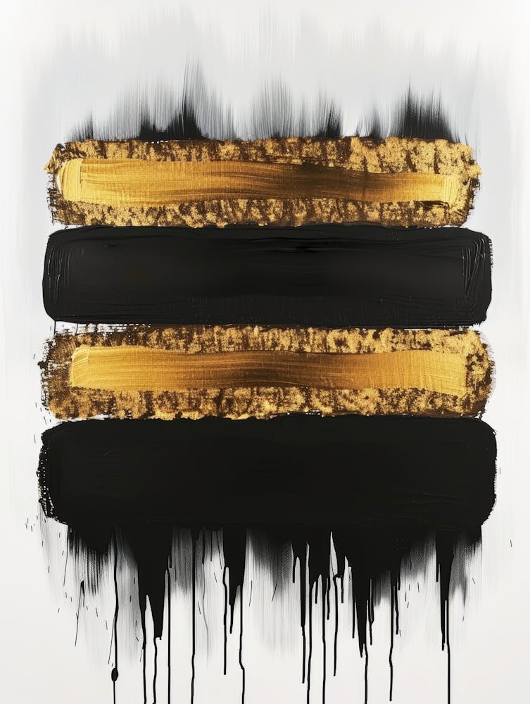 Gold And Black Stripes 2