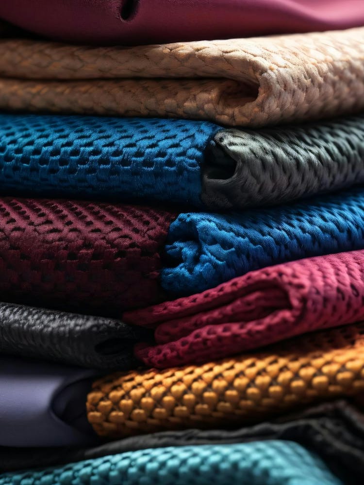 Pile Of Colorful Cloths