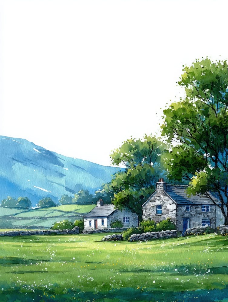 Aihrgdesign Isolated Watercolor Painting Of Countryside Lands 24062d6d Ff49 4c44 B035 B25f29884433 3