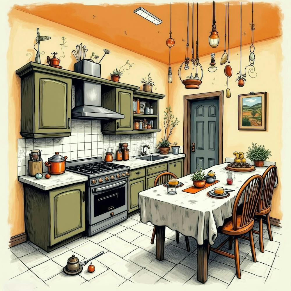 Kitchen Drawing