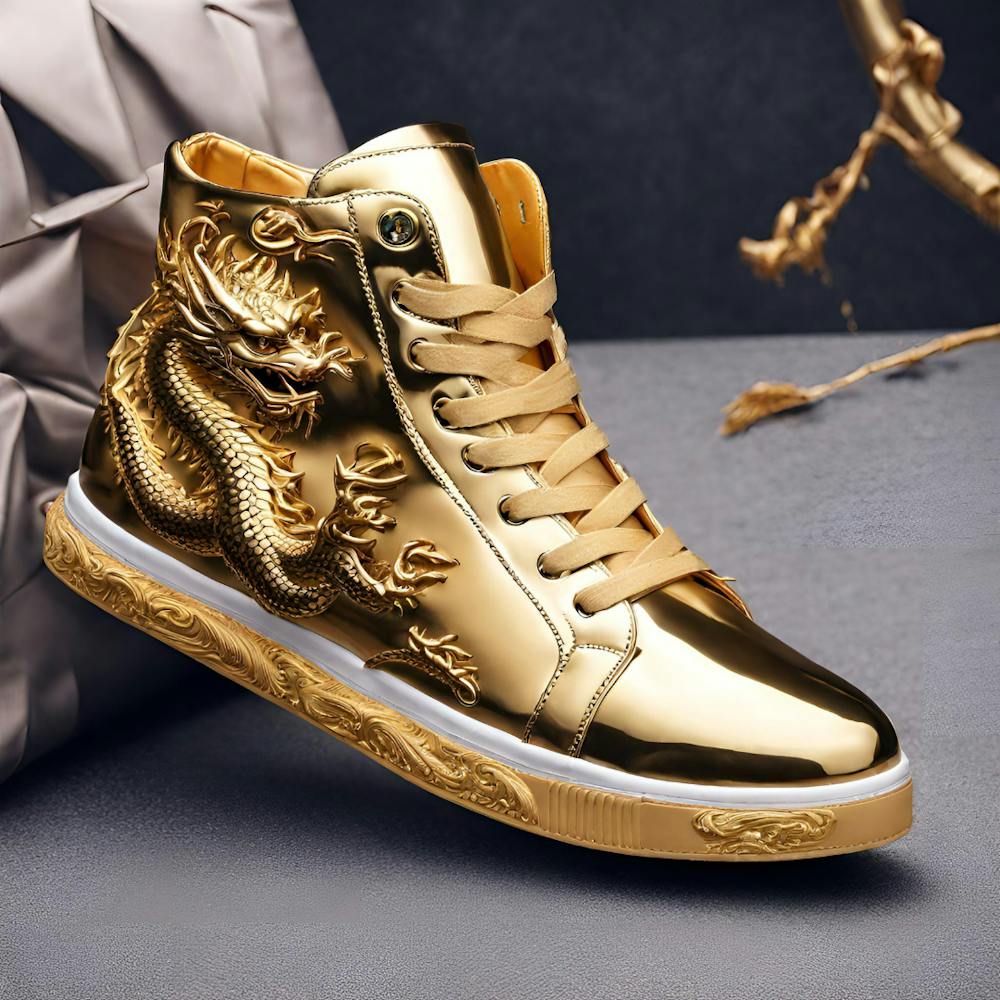 Golden Dragon Sneakers