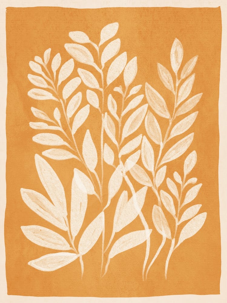 Minimal Abstract Art Plant 51