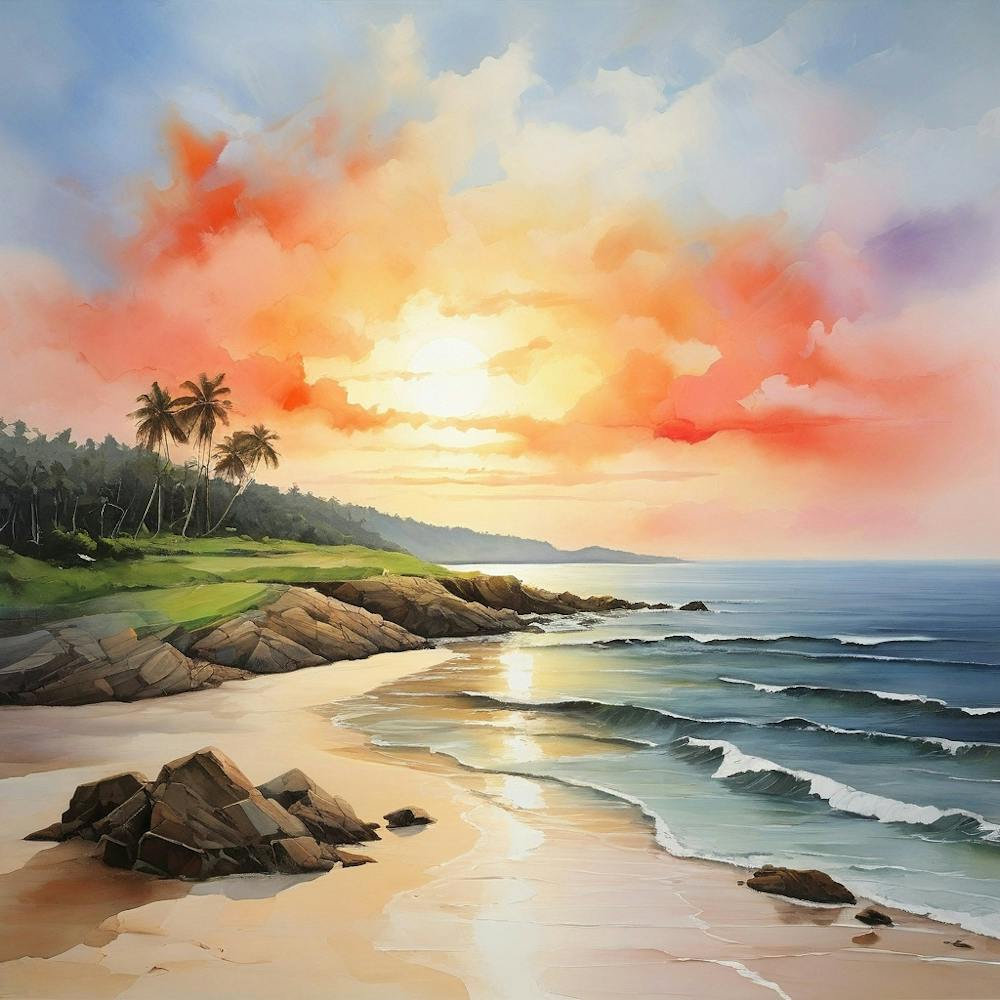 Sunset On The Beach 19