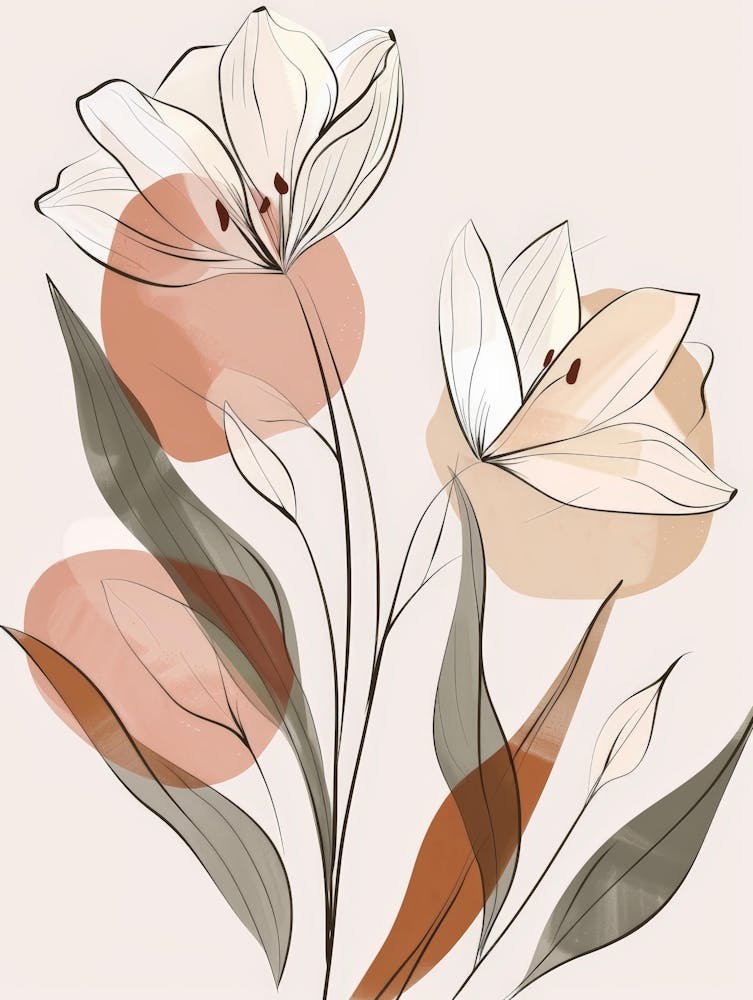 Abstract Floral Design