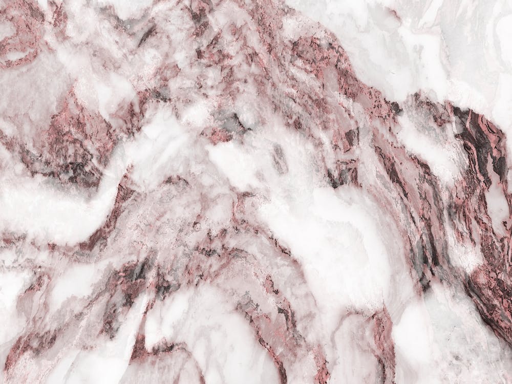 Pink and White Marble Mountain II