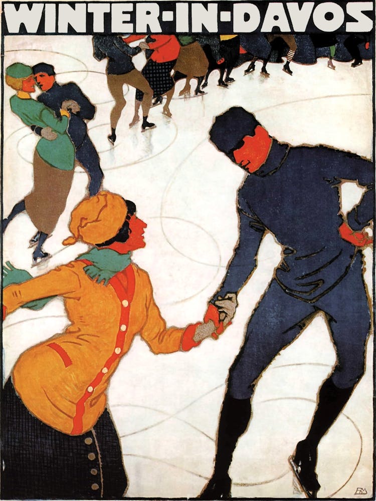 Winter In Davos, Switzerland