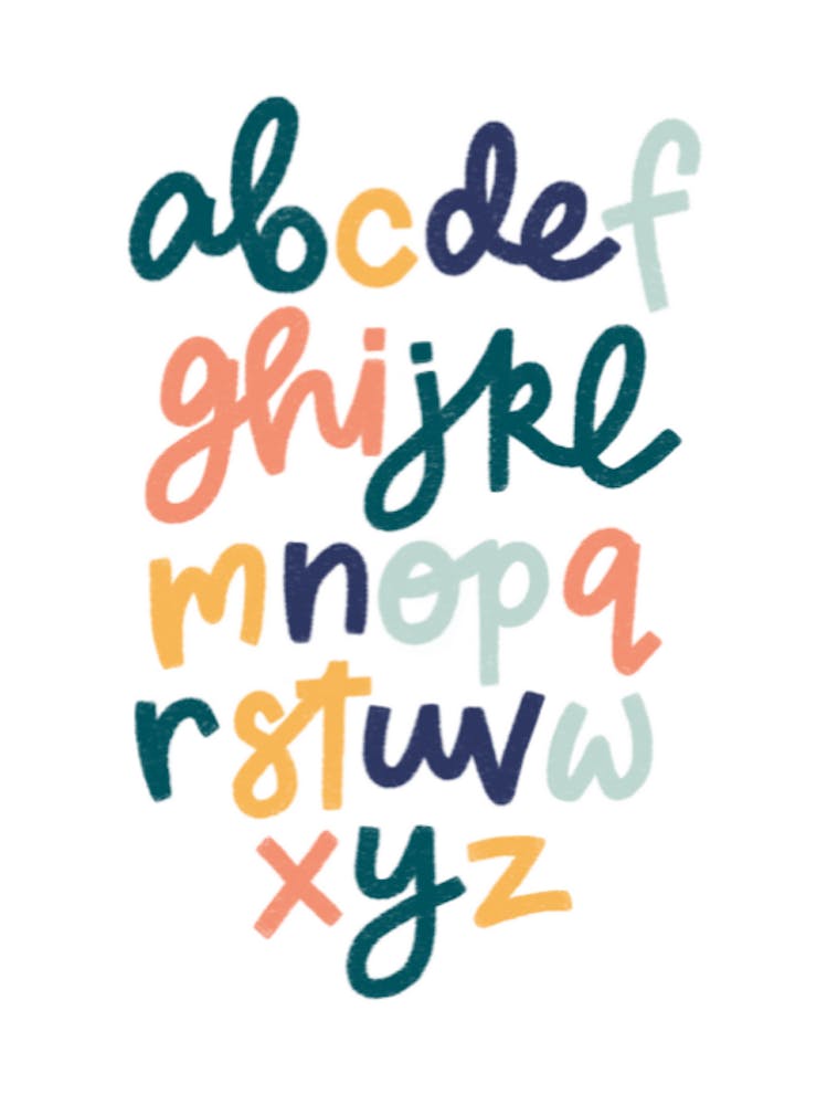 Alphabet Lettering 1