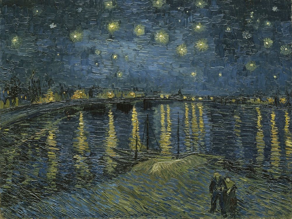 Starry Night Over The Rhône, Vincent Van Gogh 1