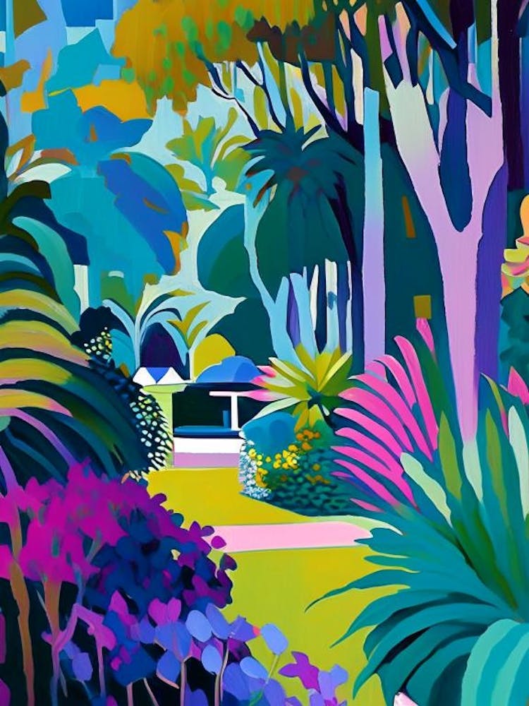 Keirunga Gardens, 1, New Zealand Abstract Still Life