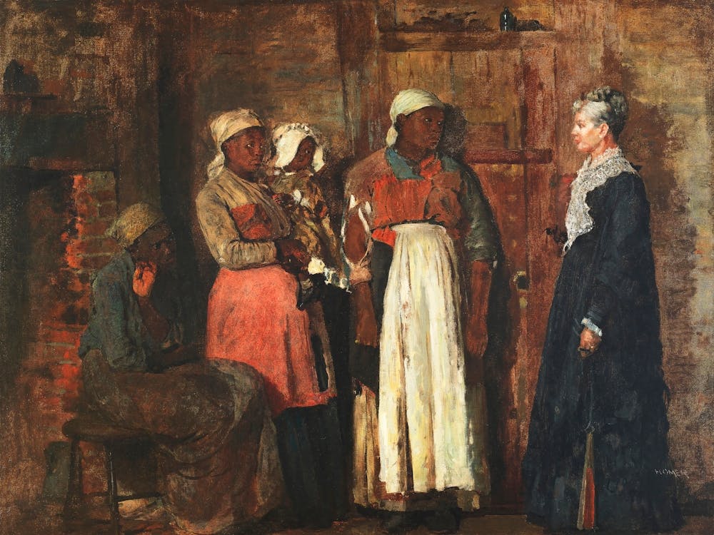 A Visit From The Old Mistress (1876), Winslow Homer