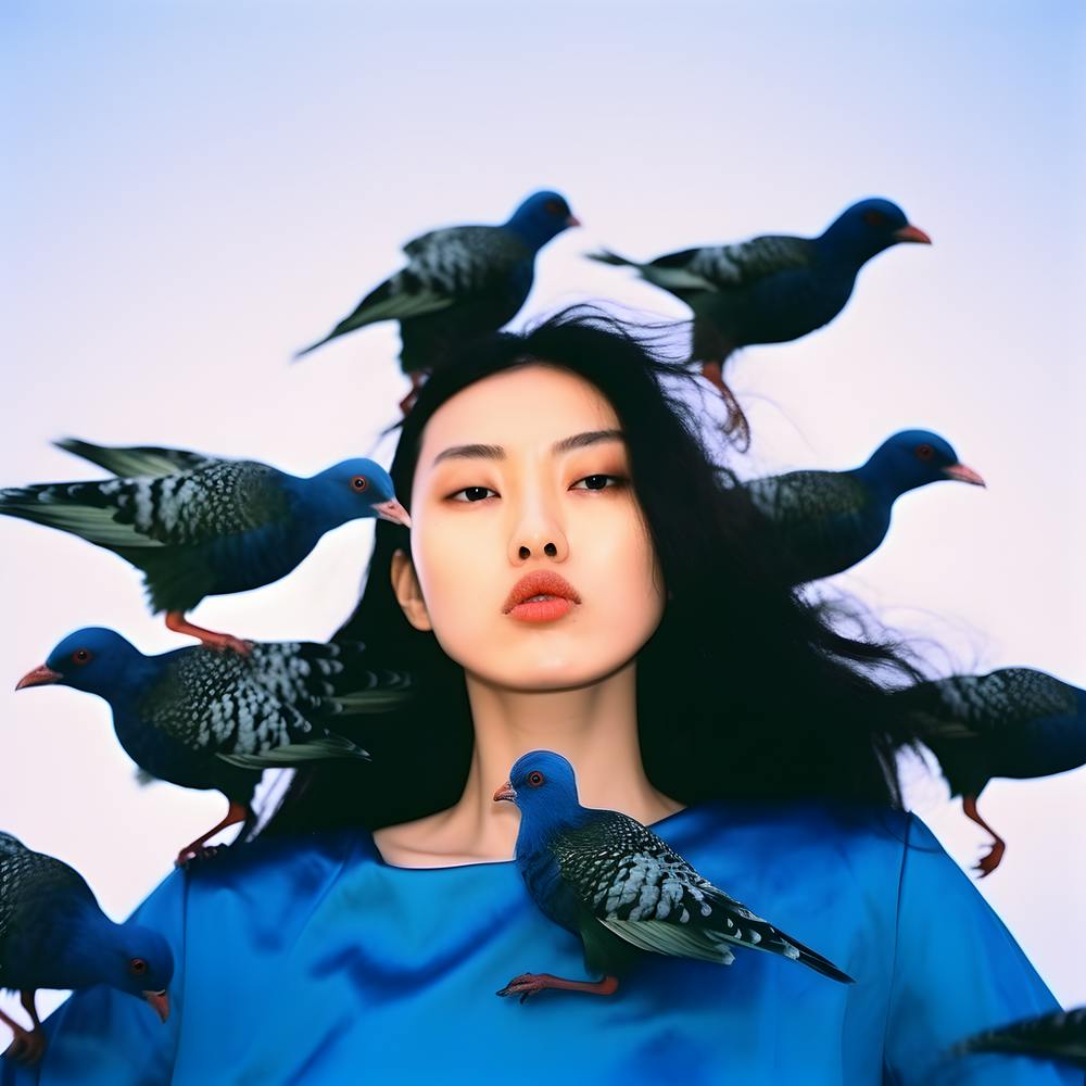 Blue birds. 2023