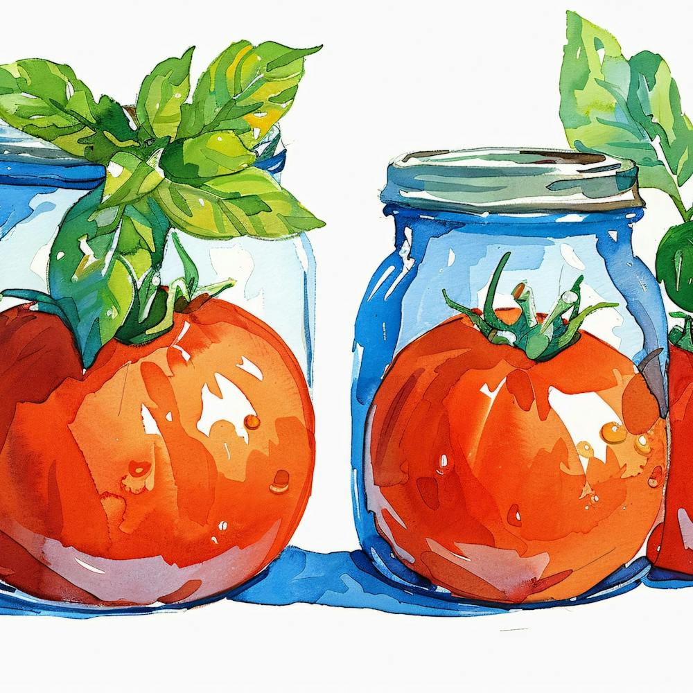 Tomatoes In Jars