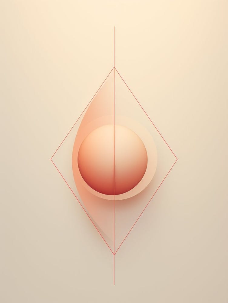 Minimalist Geometry Abstract Illustration 24