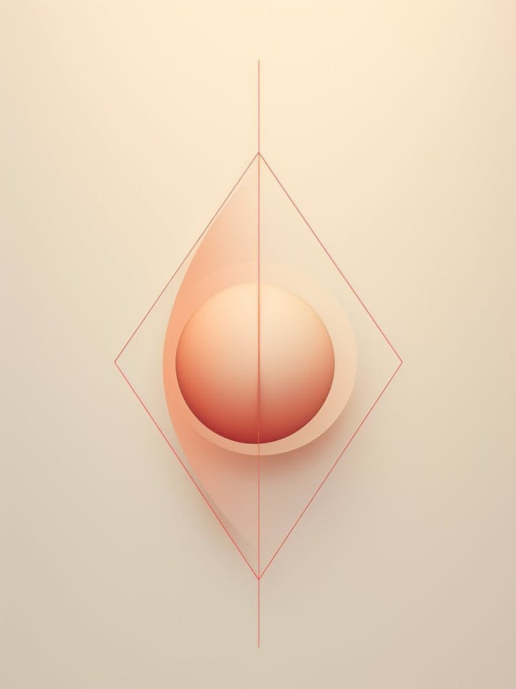 Minimalist Geometry Abstract Illustration 24