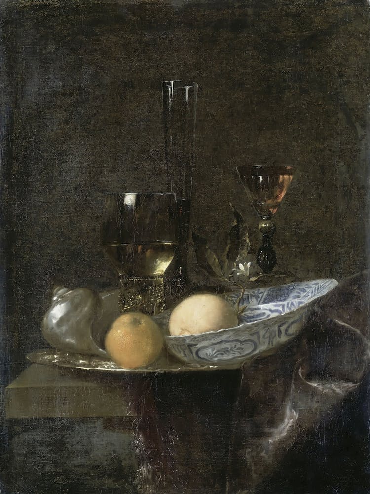 Still Life With Lemons And Glasses