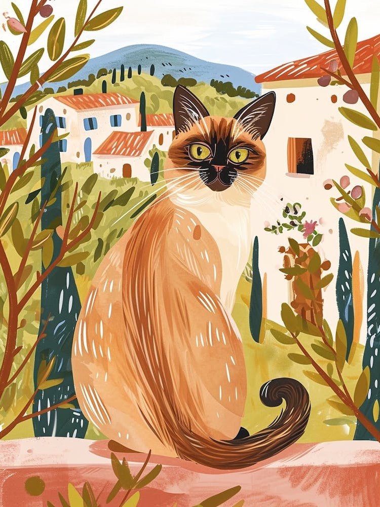 Bengal Cat Storybook Illustration 1