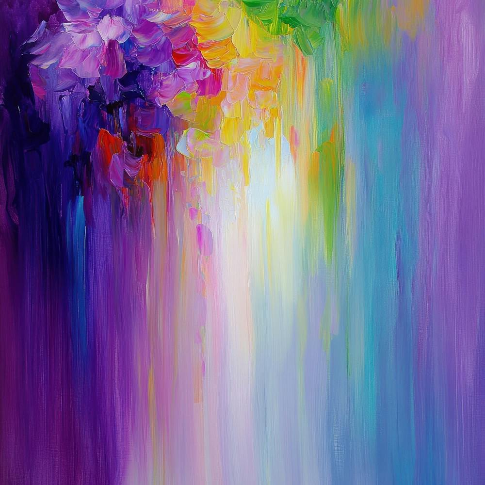Abstract Flower Painting 28