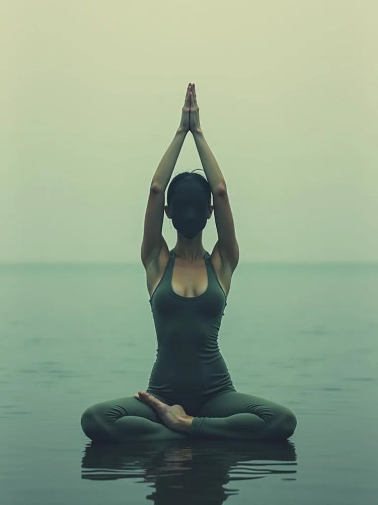 Woman In Yoga Pose 2