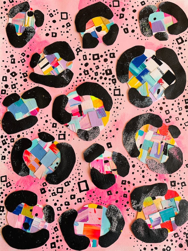 Black Square And Leopard
