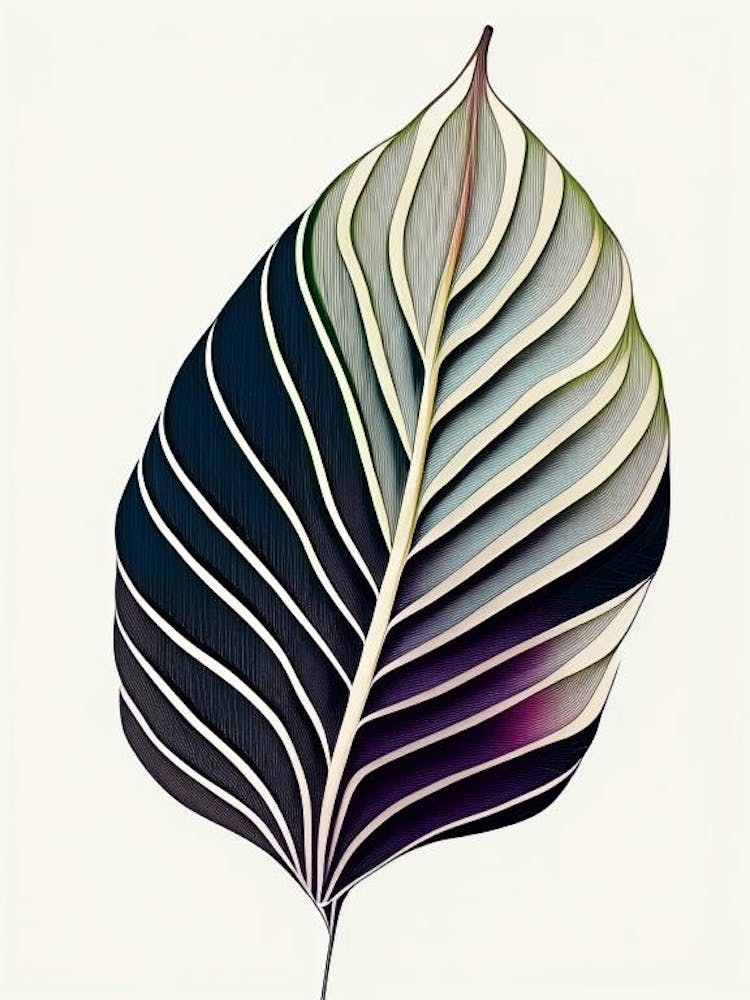 Hosta Leaf Abstract