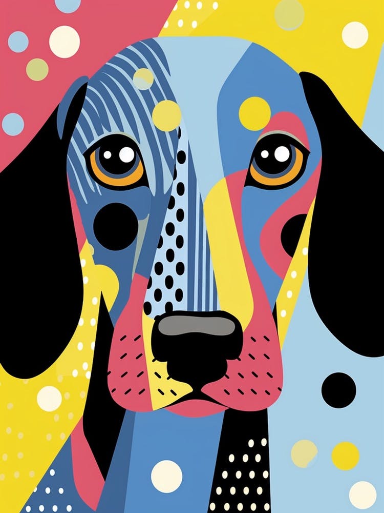 Pop Art Dachshund 2