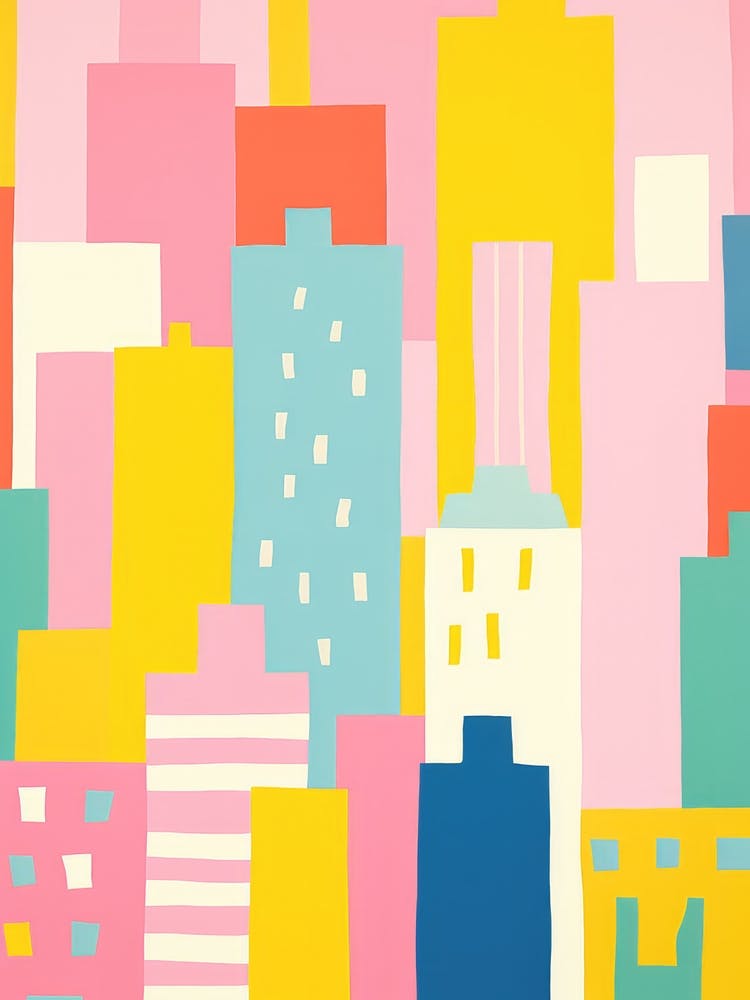 New York City Colourful View 2