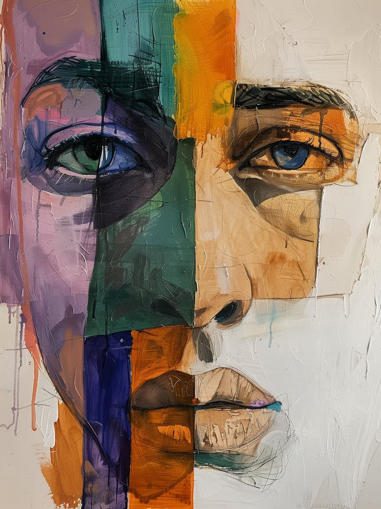 Abstract Of A Woman'S Face 3