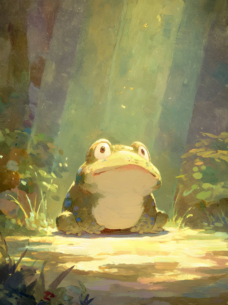 Frog In The Forest 1