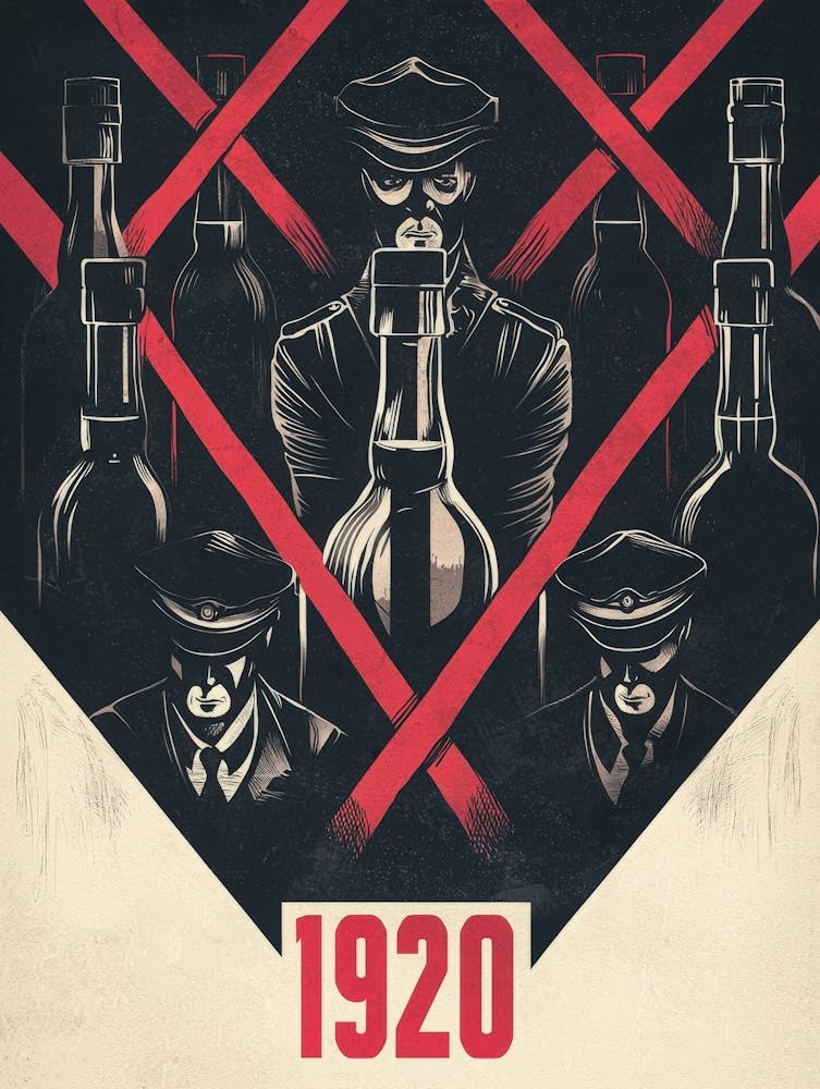 Aihrgdesign A Vintage Poster Symbolizing The Beginning Of Pro 46c0b701 E43c 452d B199 30184264d665 1